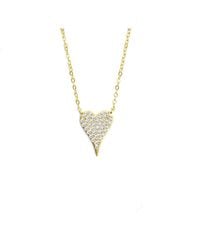 VicStoneNYC Fine Jewelry - Lovely Small Heart Vermeil Necklace - Lyst