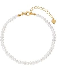 Vanhi - Celia Micro Freshwater Pearl Bracelet - Lyst