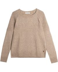 Bel Cashmere - Neutrals Motorbiker Cashmere Sweater Jaspe - Lyst