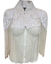 Any Old Iron - Hand-Beaded Vintage Shrug - Lyst