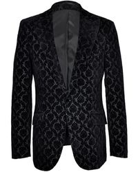 DAVID WEJ - Washington Floral Jacquard Blazer – - Lyst