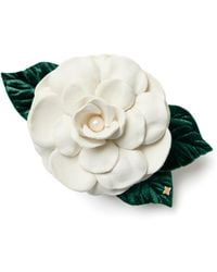 Helena Simon - The Small Gardenia Floral Brooch - Lyst