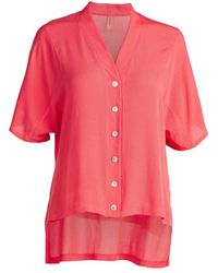 Conquista - Short Sleeve Blouse - Lyst