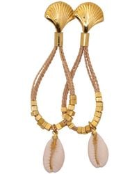 Nart Nature Making Art - The Buzios Buriti Natural Fiber Earrings - Lyst