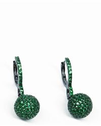 Addicted - Gea 925 Stud Earrings With Zircons - Lyst