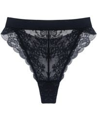 MONIQUE MORIN LINGERIE - Wild Lace Hi Leg - Lyst