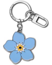 Make Heads Turn - Enamel Keychain & Bag Charm Forget-Me-Not Flower - Lyst