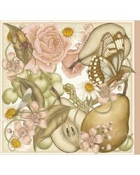 Emily Carter - The Pear Tree Silk Scarf - Lyst
