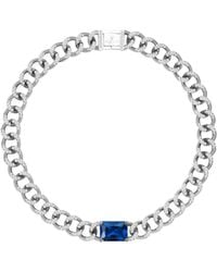 Arte Madrid - Pet It On Cuban Chain Choker Necklace - Lyst