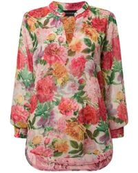 James Lakeland - Botanical Floral Print Blouse - Lyst