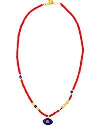 1610Istanbul - Mediterranean Evil Eye Necklace - Lyst