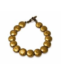 Rachel Nathan - Spice: Brass Sand Dollar Coin Bracelet - Lyst