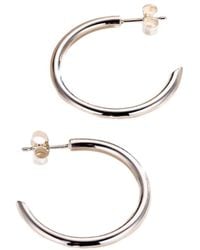 Posh Totty Designs - Sterling Flow Open Hoop Earrings - Lyst