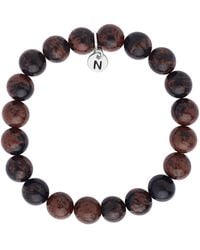 Nellou Jewellery - Affinity Mahogany Obsidian Gemstone Bracelet - Lyst