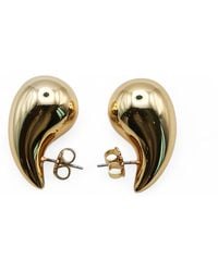 Miss Cecilia - Teardrop Ear Studs - Lyst