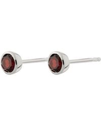 Lily Charmed - January Birthstone Earrings - Lyst