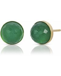 Heather Hawkins Jewelry - Babe Dome Faceted Gemstone Earrings - Lyst