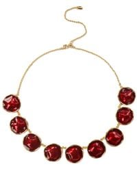 Retro Chic - Enamel Ripple Necklace - Lyst