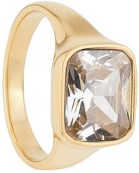 Ballinger Jewellery - Square Chunky Cocktail Ring - Lyst