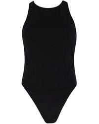 Circular Path - Racer Neck Bodysuit - Lyst