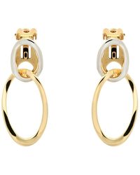 Emma Holland Jewellery - Gold & Platinum Hoop Clip Earrings - Lyst
