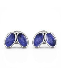 Linda Fiore - You & Me Baby Sterling Earrings With Lapis Lazuli - Lyst