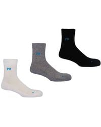 Peper Harow - Made in England - Three Pack Quarter Recycled Sport Socks – Mix - Lyst