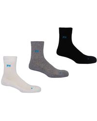 Peper Harow - Made in England - Three Pack Quarter Recycled Sport Socks – Mix - Lyst