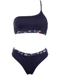 Aulala Paris - Aulala X Percheye Art Asymmetrical Bikini - Lyst