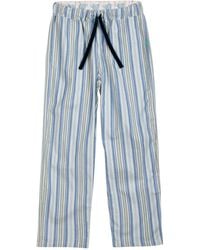 Lounge - Neutrals Organic Brushed Cotton Lounge Bottoms Trousers Pants - Lyst