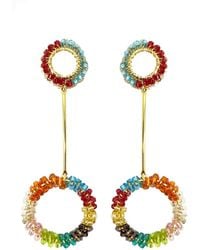 Lavish by Tricia Milaneze - Multi & Bowie Handmade Crochet Earrings - Lyst