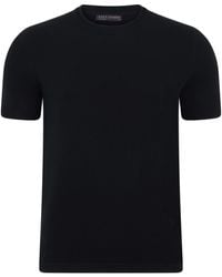 Paul James Knitwear - Midweight Julius Cotton Knitted T-Shirt - Lyst