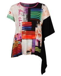 Conquista - Asymmetric Summer Print Tunic - Lyst