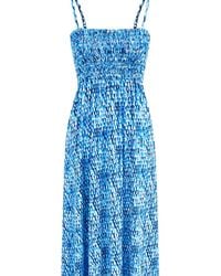 JJwinks - Bra-Free Smocked Modal Maxi Dress - Lyst
