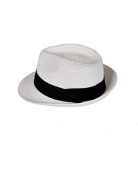 DAVID WEJ - Hugo Trilby Straw Hat - Lyst