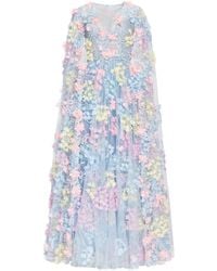 MATSOUR'I - Dress Hortensia With Detachable Sleeves Maxi - Lyst