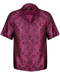DAVID WEJ - Washington Cuban Collar Paisley Shirt - Lyst