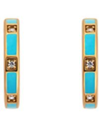 Karma and Luck - Serene Sensations Hoop Earrings - Lyst