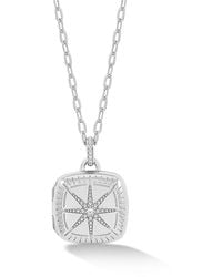 Dower & Hall - Sapphire Stellar Locket - Lyst