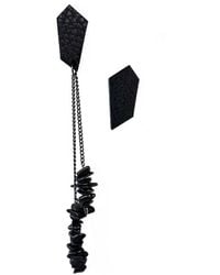 WAIWAI - Hematite Mismatched Stud Earrings - Lyst