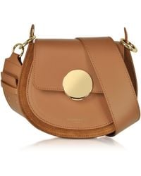 Le Parmentier - Yucca Suede & Leather Shoulder Bag - Lyst