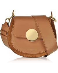 Le Parmentier - Yucca Suede & Leather Shoulder Bag - Lyst