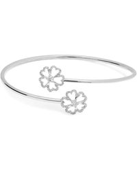 Kaizarin - Open Flower Bangle - Lyst