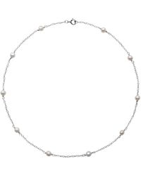 Kiri & Belle - Orla Pearl And Chain Sterling Necklace - Lyst