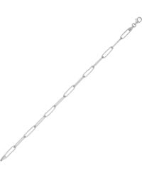 Spero London - Sterling Rectangular Large Chain Bracelet - Lyst