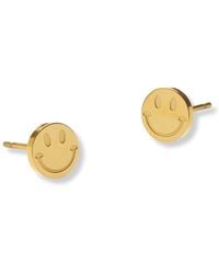 Hoops + Chains LDN - Smiley Studs - Lyst