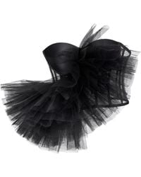 LIA ARAM - Tulle-Trimmed Corset - Lyst