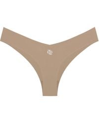 GOD SAVES QUEENS - Neutrals Second Skin Cheeky Panty Mocha - Lyst