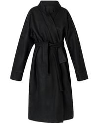 LIA ARAM - Cloth Belted Coat - Lyst