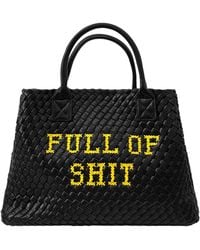 Lilly Loves - Vegan Full Of Shit Woven Handbag - Lyst